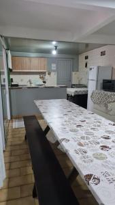 Dapur atau dapur kecil di Hotel Paraná BC