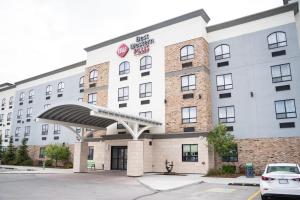 a rendering of the front of a hotel at Best Western Plus Airdrie Gateway in Airdrie