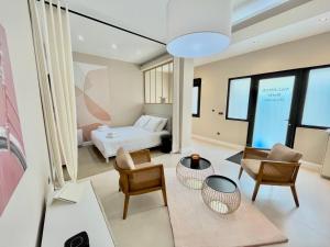 Posezení v ubytování Suite Monceau - Reims