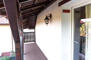 Balkón nebo terasa v ubytování Casa Ursului