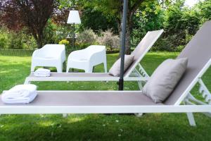 Giardino di L'Orme Blanchet Spa & Piscine, petit-déjeuner inclus