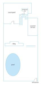 Půdorys ubytování Villa Anjharad by Villa Plus