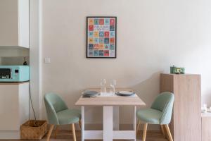 Kuchnia lub aneks kuchenny w obiekcie Appartement confortable au cœur de Nantes