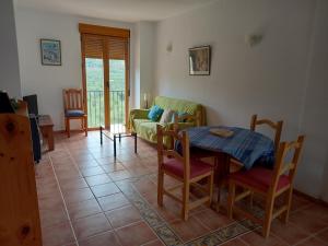 A seating area at Casa San Sebastian
