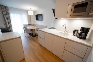 Kuchyňa alebo kuchynka v ubytovaní Aparthotel Steger Wagrain