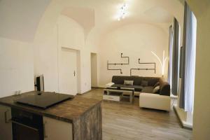 Kuchyňa alebo kuchynka v ubytovaní Apartmán U kostela