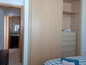 Postel nebo postele na pokoji v ubytování Kiltankin beag
