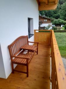Balkón nebo terasa v ubytování Zimmer bei Landhaus Mayr