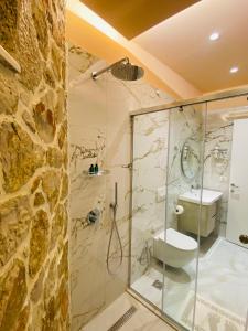 Koupelna v ubytování Alex Boutique Hotel