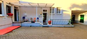 Un balcon sau o terasă la Hotel Deutscher Hof +13 fotografii