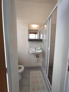 Koupelna v ubytování Apartmány Vranov