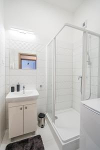 Kúpeľňa v ubytovaní Kincső Apartman + 6 fotografií