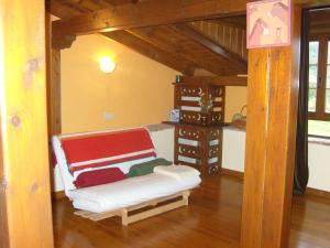 A seating area at La casita de las flores