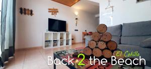 TV a/nebo společenská místnost v ubytování Duplex espacioso, tranquilidad, barbacoa y supermercado al lado