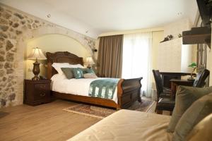 Posteľ alebo postele v izbe v ubytovaní Archontopetra Boutique Hotel