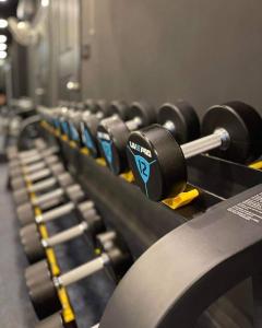 Fitness centrum a/nebo fitness zařízení v ubytování Angkor Tiger Resort + 37 fotografií