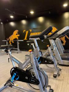 Fitness centrum a/nebo fitness zařízení v ubytování Angkor Tiger Resort