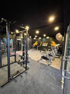 Fitness centrum a/nebo fitness zařízení v ubytování Angkor Tiger Resort