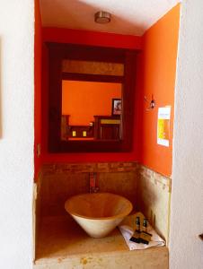 Bathroom sa Hotel Ecológico Temazcal
