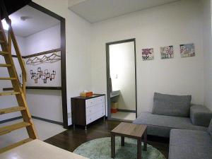 Posezení v ubytování B&B Koyuki Hakuba