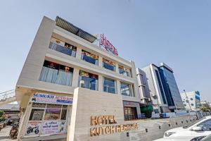 a hotel in the middle of a street at KUTCH HERITAGE HOTEL in Gandhidham