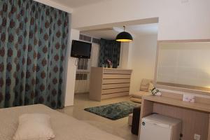 TV a/nebo společenská místnost v ubytování Hotel Sara
