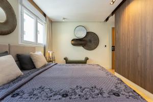 Postel nebo postele na pokoji v ubytování Estepona Puerto Blanco - Modern Luxury Apartment + 19 fotografií