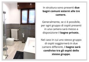 Vannituba majutusasutuses B&B La coccola