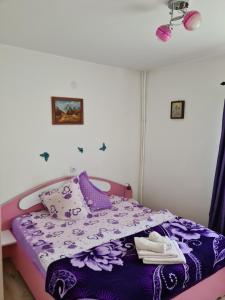 Cama o camas de una habitación en Pensiunea Constanta