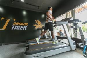 Fitness centrum a/nebo fitness zařízení v ubytování Angkor Tiger Resort