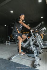 Fitness centrum a/nebo fitness zařízení v ubytování Angkor Tiger Resort