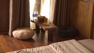 Ein Bett oder Betten in einem Zimmer der Unterkunft Cat Homestay