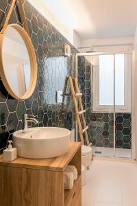 Kúpeľňa v ubytovaní Ensemble rooms di Vayadù