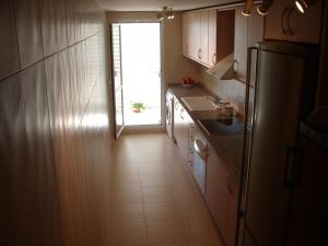 Kuchyň nebo kuchyňský kout v ubytování MAGNIFICO ATICO-DUPLEX FRENTE AL MAR