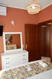 A bed or beds in a room at Best House, Sea View II, Pylos Messinias