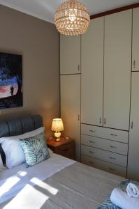 A bed or beds in a room at Best House, Sea View II, Pylos Messinias