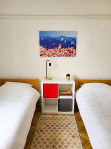 Posteľ alebo postele v izbe v ubytovaní Zagi Apartment 2
