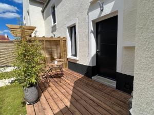 Balkon lub taras w obiekcie Duplex High Standing 7'➤Fontainebleau⎮45'➤Paris + Terrace