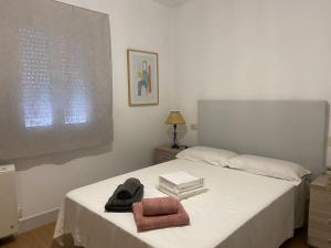 Postel nebo postele na pokoji v ubytování Casa para 8 con jardín terraza y barbacoa