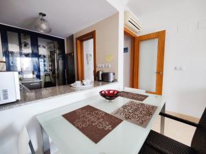 Küche/Küchenzeile in der Unterkunft ESTRELLA honey apartment