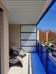 Ein Balkon oder eine Terrasse in der Unterkunft ESTRELLA honey apartment