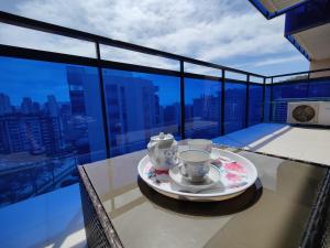 Ein Balkon oder eine Terrasse in der Unterkunft ESTRELLA honey apartment