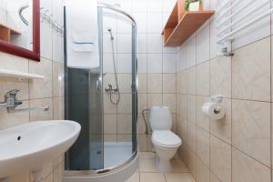 Koupelna v ubytování Villa Ula