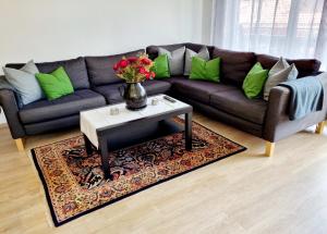 Posezení v ubytování Ferienwohnung Staufenblick