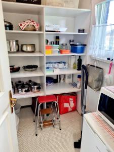 Kuchyň nebo kuchyňský kout v ubytování Ferienwohnung Staufenblick