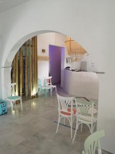 Χώρος καθιστικού στο Aeolos Hotel