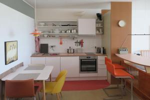 Kjøkken eller kjøkkenkrok på Studio-Apartment