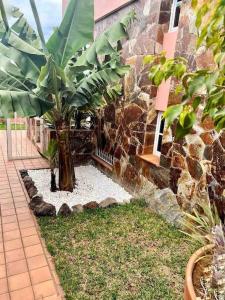 Vonkajšia záhrada v ubytovaní lujosa villa con piscina privada