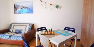 Χώρος καθιστικού στο Rooms GUITGIA