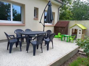 Vonkajšia záhrada v ubytovaní Gîte Au coeur de la Baie
